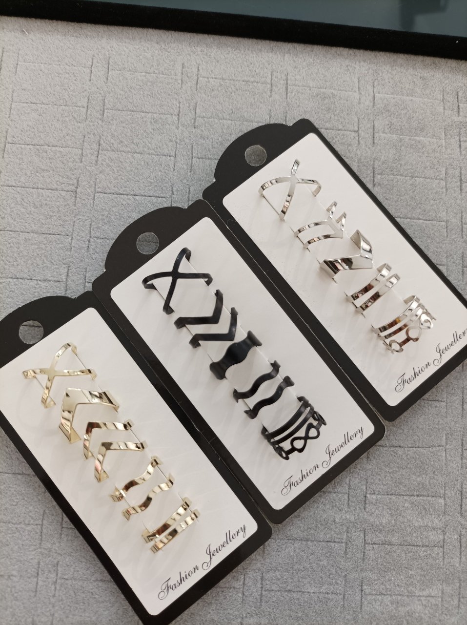Set Eklem Yüzük Gümüş Renk