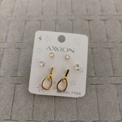 Zirkon Taşlı Set Küpe