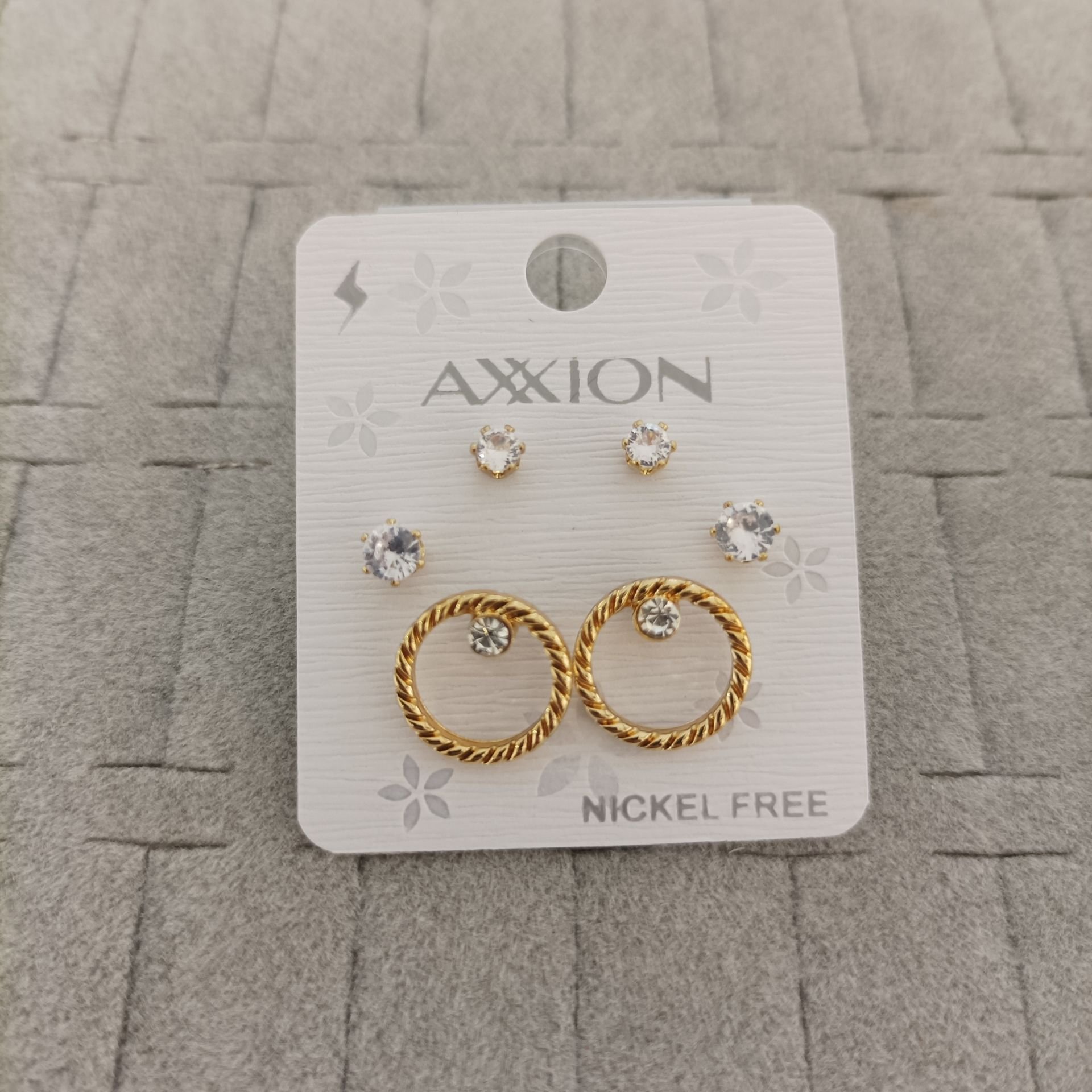 Zirkon Taşlı Set Küpe