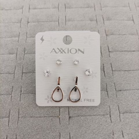 Zirkon Taşlı Set Küpe