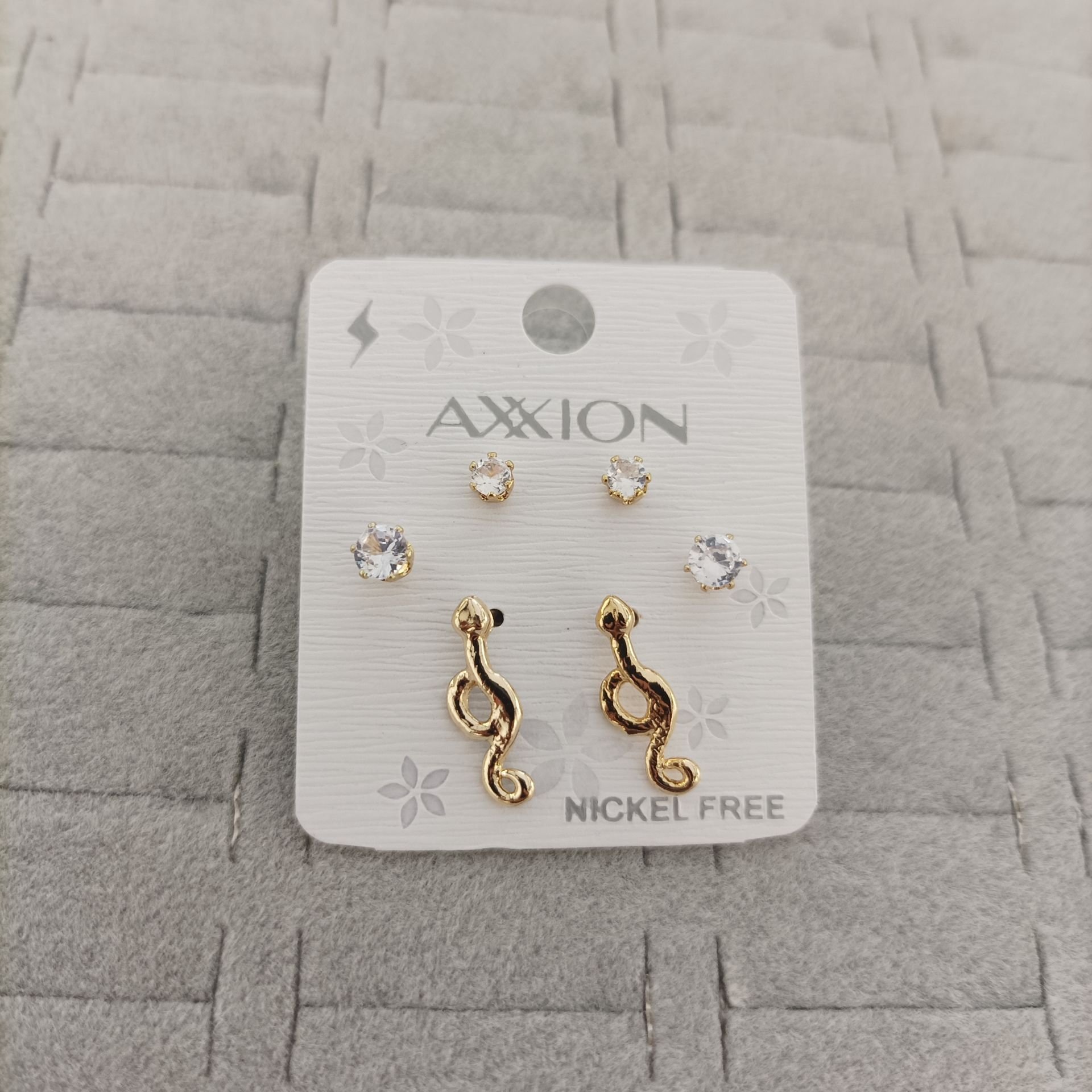 Zirkon Taşlı Set Küpe