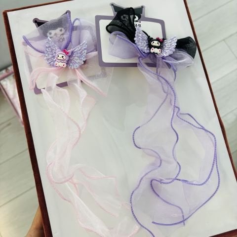 Kuromi Püsküllü Toka (12 Adet)