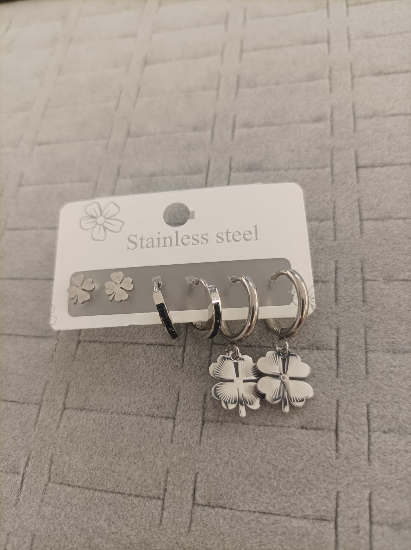 Çelik 6 lı Set Küpe