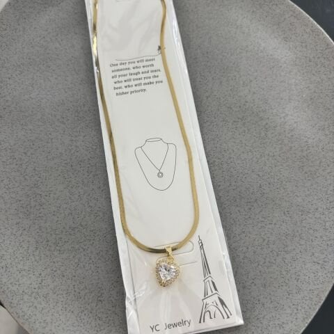 14 K Çelik Kolye