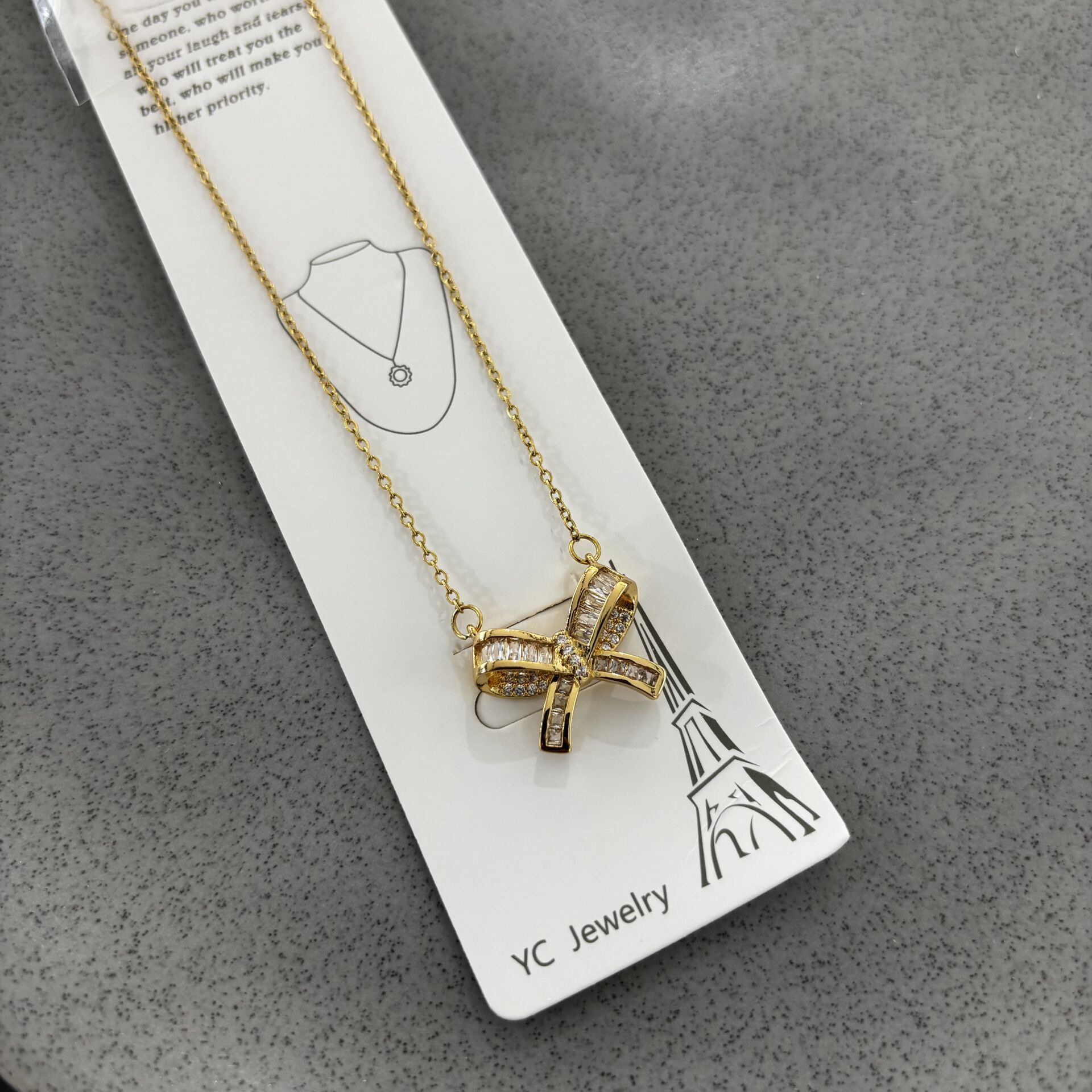 14 K Çelik Kolye