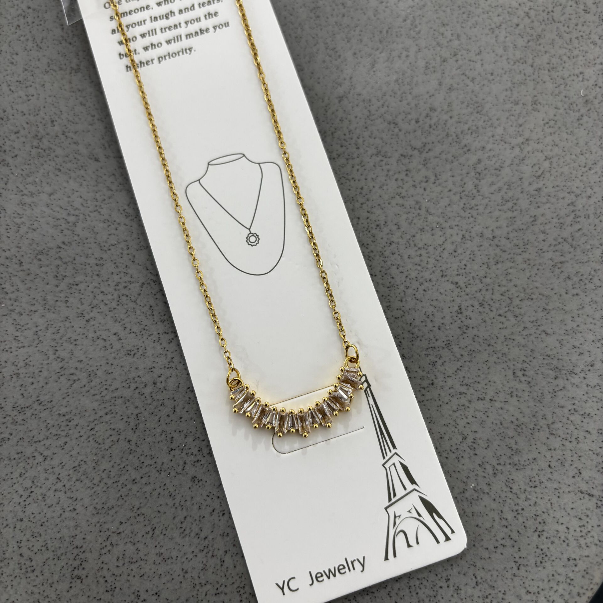 14 K Çelik Kolye